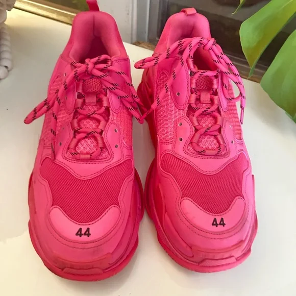 Balenciaga | Shoes | Mens Size 1 Balenciaga Hot Pink Tennis 